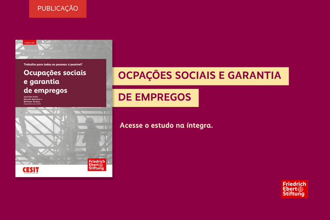 Ocupações sociais e garantia de empregos