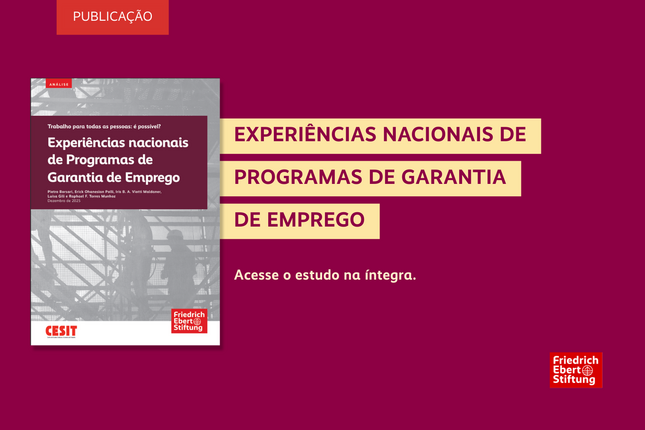Experiências nacionais de Programas de Garantia de Emprego