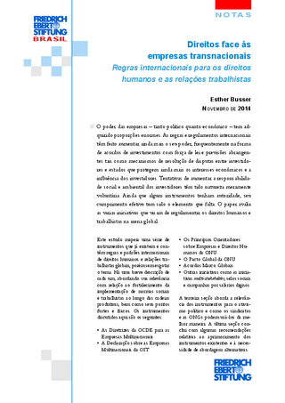 Direitos face às empresas transnacionais