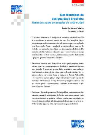 Nas fronteiras da desigualdade brasileira