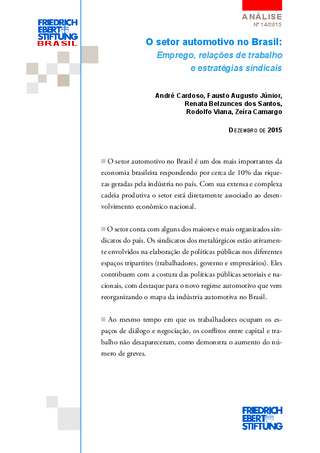O setor automotivo no Brasil