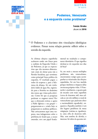 Podemos, Venezuela e a esquerda como problema