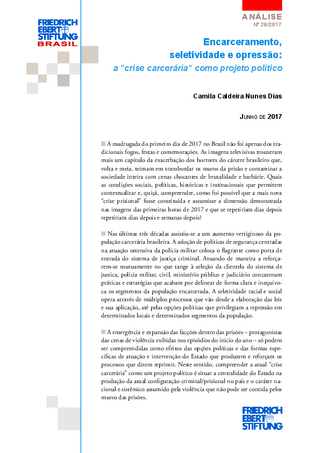 Encarceramento, seletividade e opressão