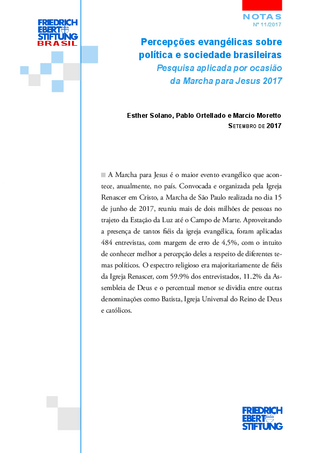 Percepções evangélicas sobre política e sociedade brasileiras