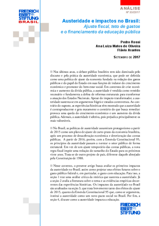 Austeridade e impactos no Brasil