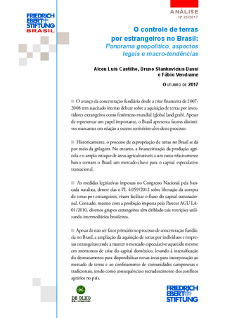 O controle de terras por estrangeiros no Brasil