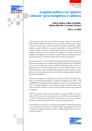 A agenda política e as "guerras culturais" para evangélicos e católicos
