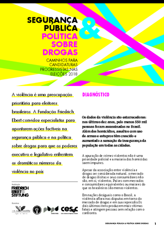 Segurança publica & política sobre drogas