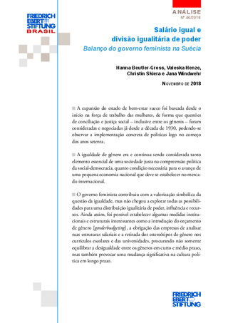 Salário igual e divisão igualitária de poder