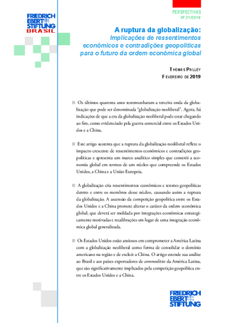 A ruptura da globalização