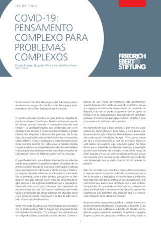 Covid-19: Pensamento complexo para problemas complexos