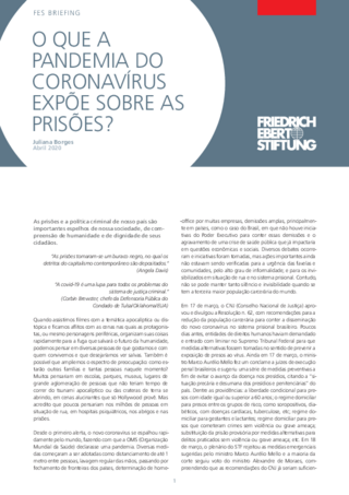 O que a pandemia do coronavírus expõe sobre as prisoes?