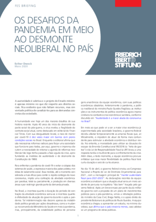 Os desafios da pandemia em meio ao desmonte neoliberal no país