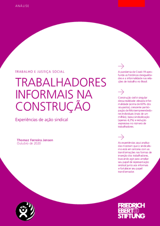 Trabalhadores informais na construção